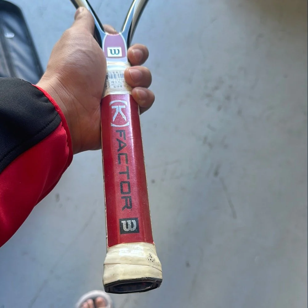WILSON K Factor Six-One Team 95 Tennis Racquet Grip Size 4 Weight 289G (Same Photo Condition) 2007 – 2009 - Image 5