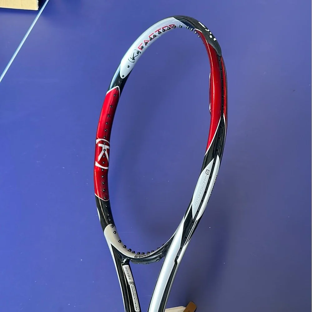 Wilson K Surge Baseline 100 Tennis Racquet Grip Size 2 Weight 281G (Same Photo Conditon ) - Image 2