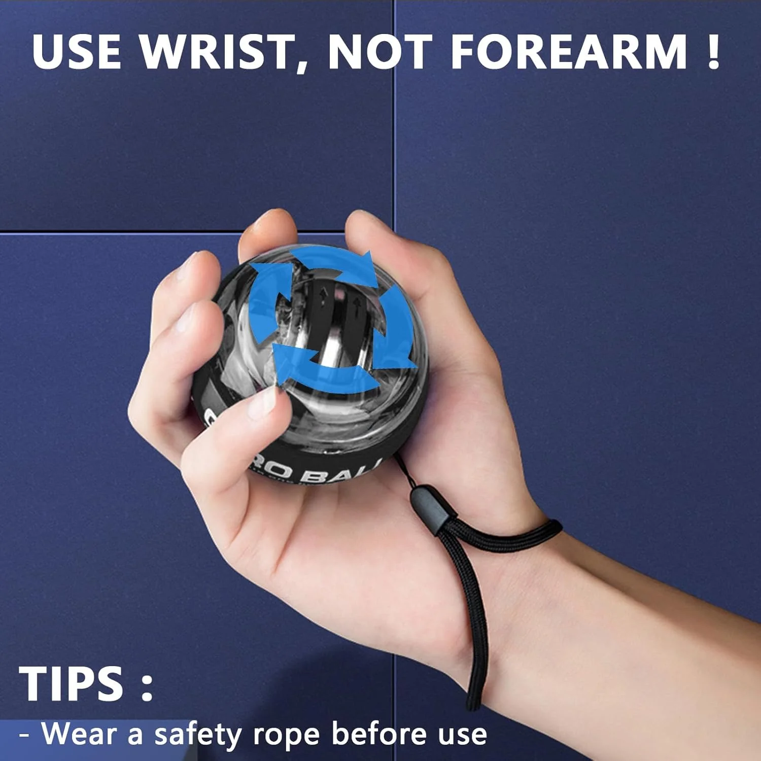 Wrist Power Ball Wrist Strengthener and Forearm Exerciser for Stronger Arm Fingers Wrist Bones - Image 10