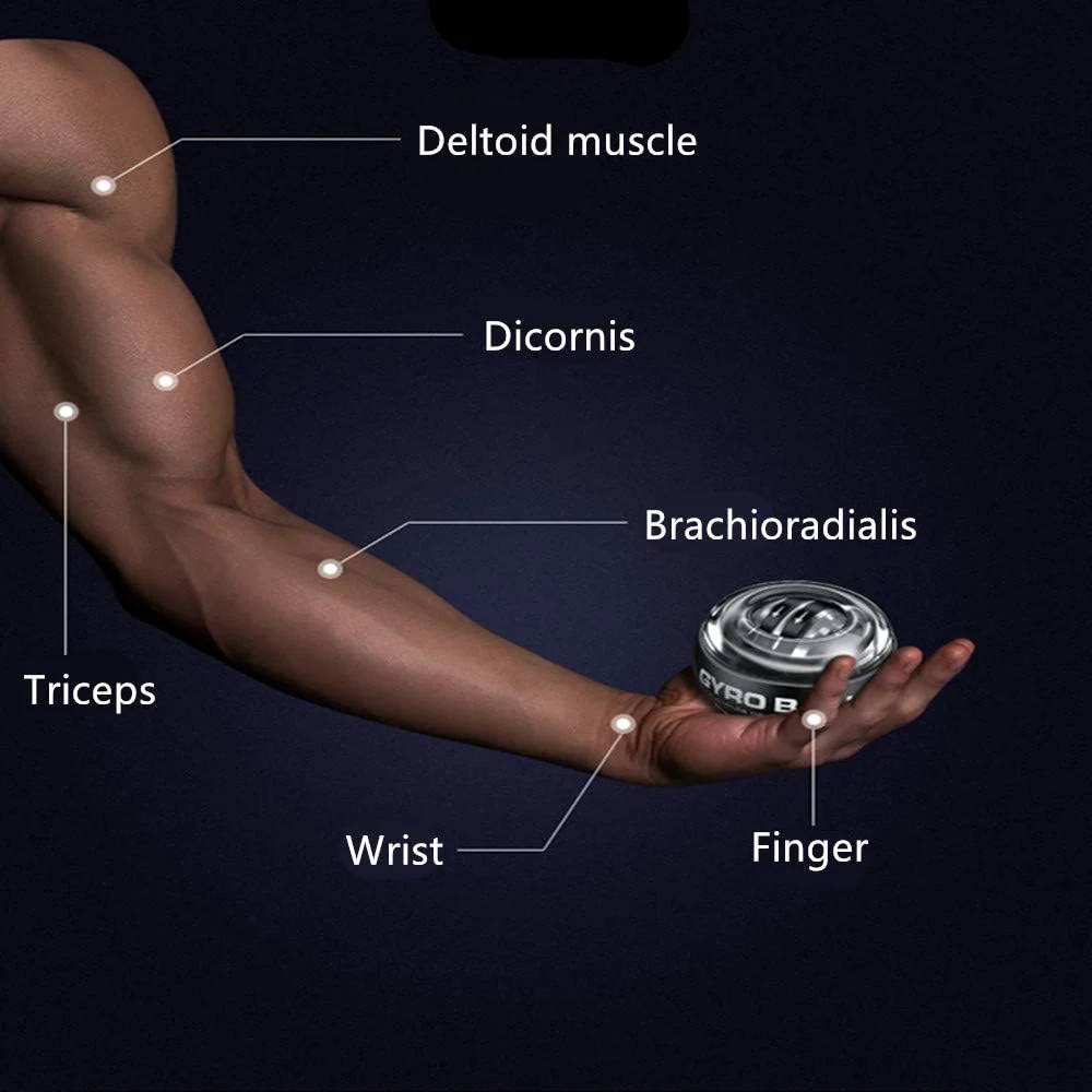 Wrist Power Ball Wrist Strengthener and Forearm Exerciser for Stronger Arm Fingers Wrist Bones - Image 6
