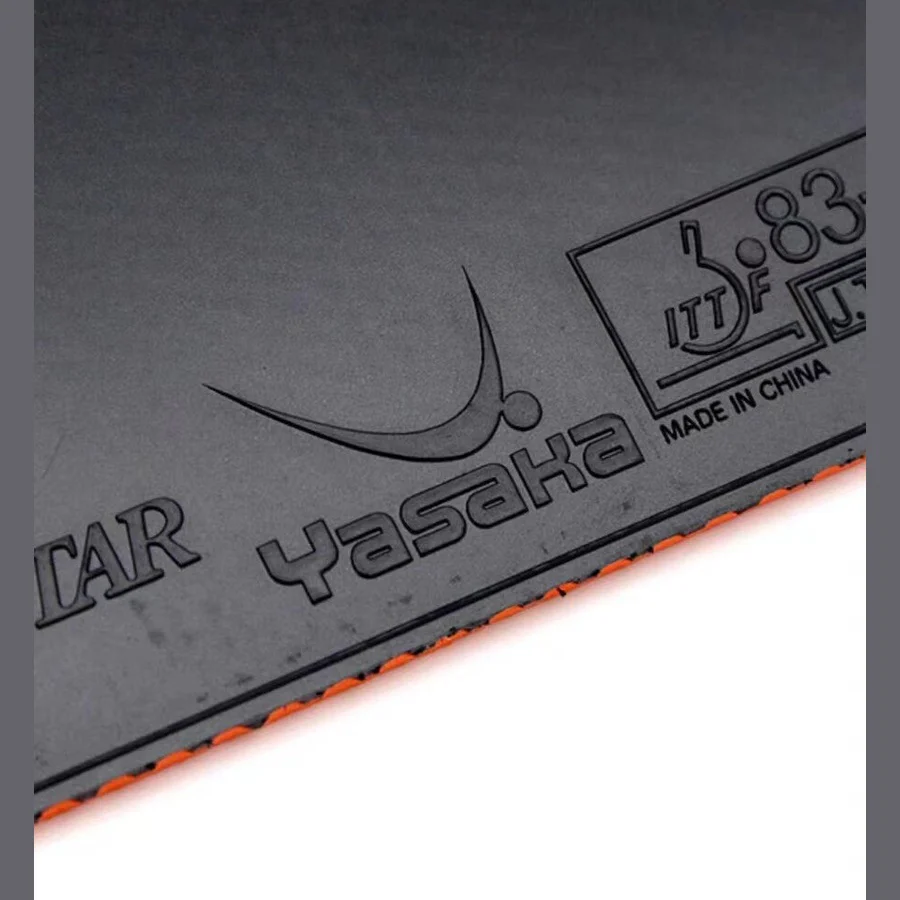 YASAKA CRESTAR-Power Spin Elastic Table Tennis Rubber - Red - Image 2