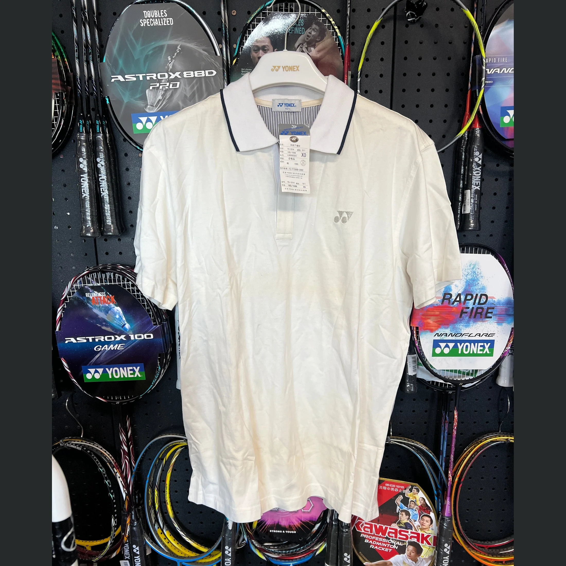 YONEX Glof Sports Shirt Knit T-shirt YC-1014 - white - Image 3