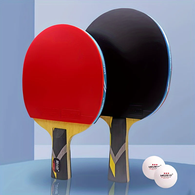 Yingzhijie Ping Pong Racket Professional Single Racket Four Star Racket Table Tennis Set Four Star To Nine Star Professional Grade Table Tennis Racket - Image 8