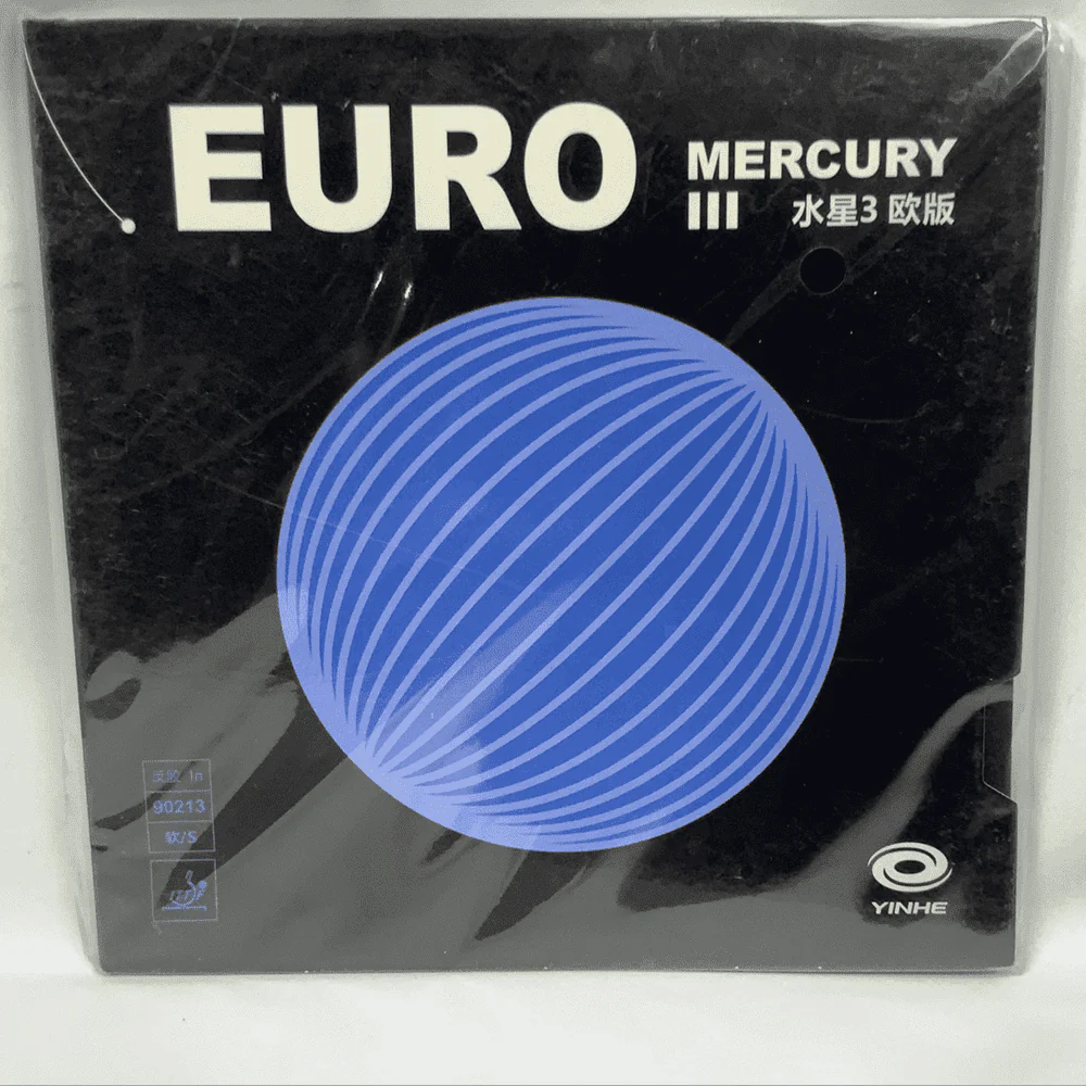 YINHE Galaxy (yinhe) Mercury 3 EURO Table Tennis Rubber - Red