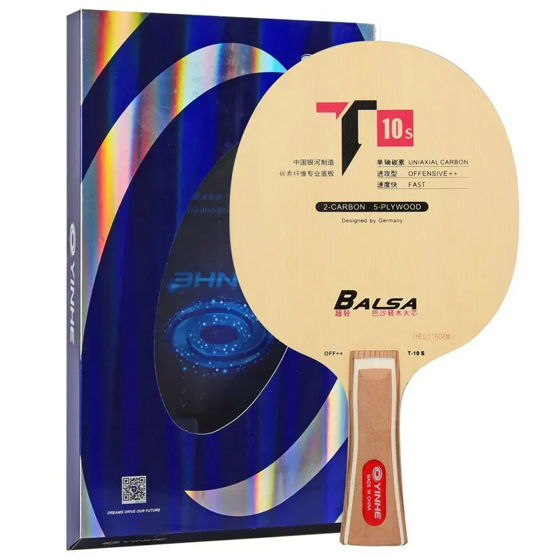 YINHE T-10S T-11S Ultralight Balsa Cypress Carbon Table Tennis Blade - Image 2