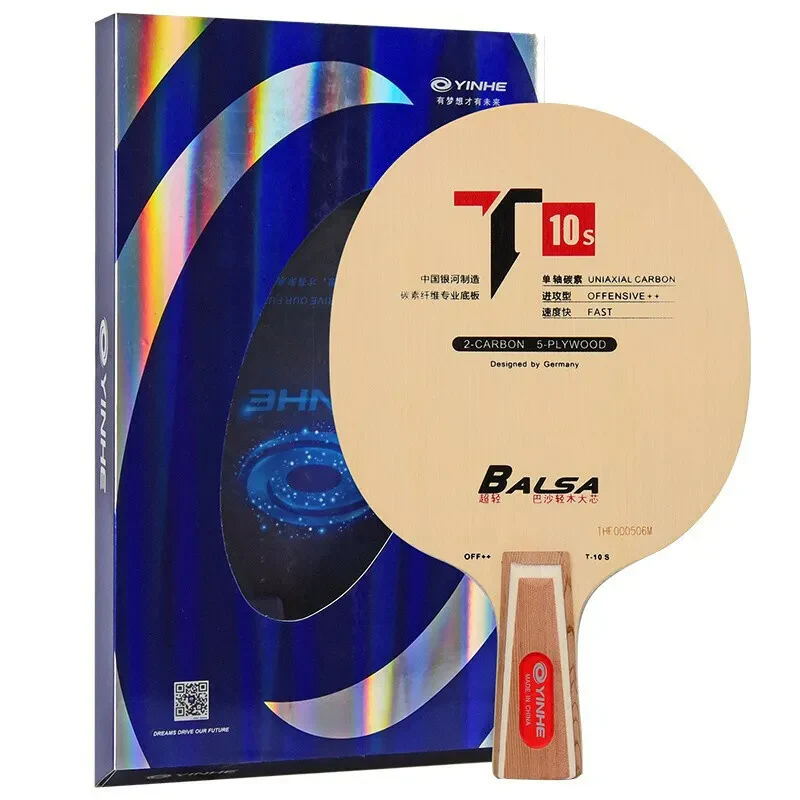 YINHE T-10S T-11S Ultralight Balsa Cypress Carbon Table Tennis Blade - Image 3