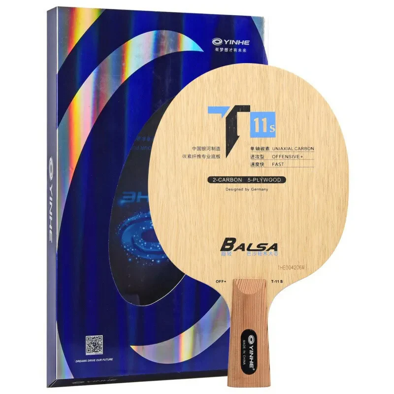 YINHE T-10S T-11S Ultralight Balsa Cypress Carbon Table Tennis Blade - Image 4