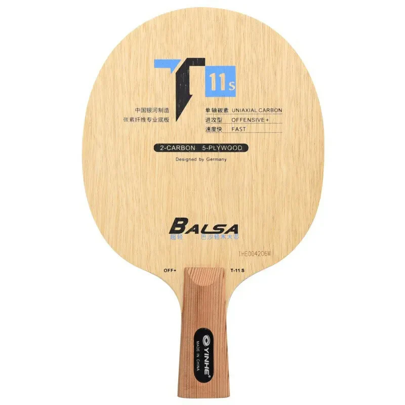 YINHE T-10S T-11S Ultralight Balsa Cypress Carbon Table Tennis Blade - Image 5