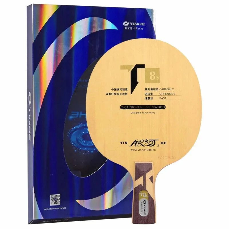 YINHE T-8s Cypress Huang Fang Carbon Table Tennis Blade - Image 2