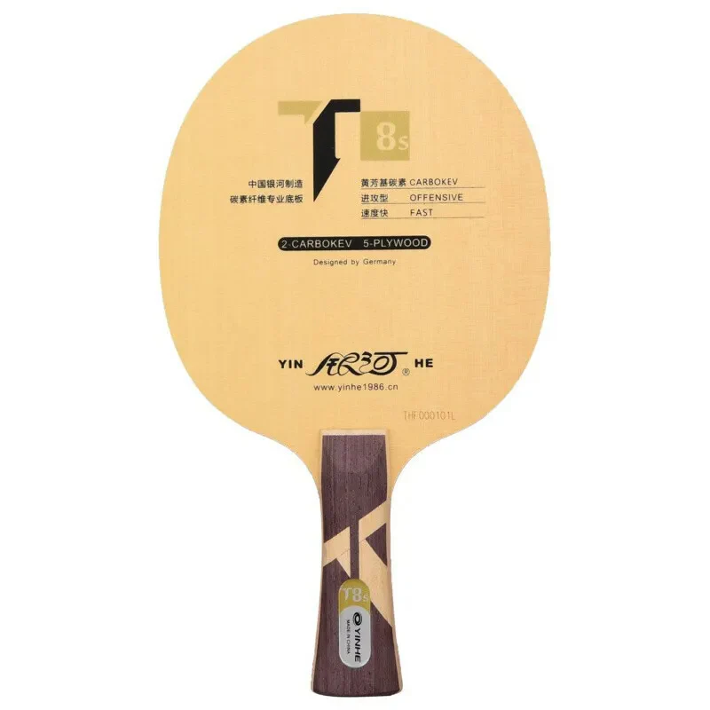 YINHE T-8s Cypress Huang Fang Carbon Table Tennis Blade - Image 3