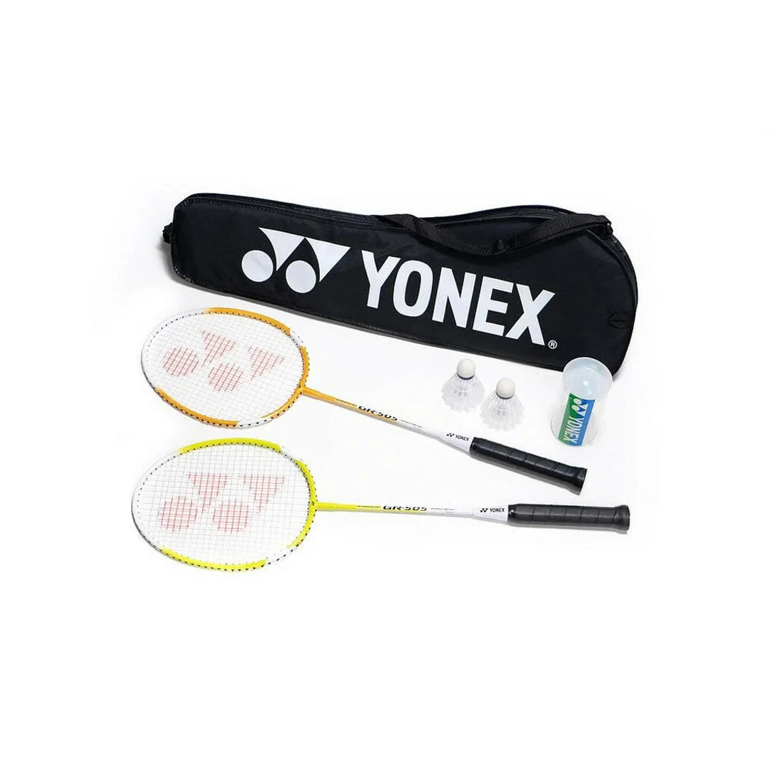 YONEX 2-Player Badminton Set 2 Racket with Shuttlecocks GR-505(set) - Image 4