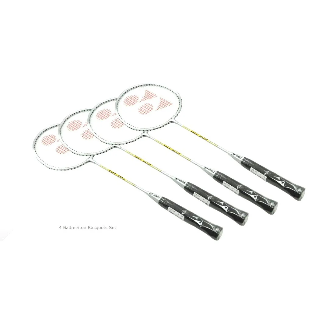 YONEX 4-Player Badminton Set 4Racket/Shuttlecocks/Net/Poles/Bag - Image 7
