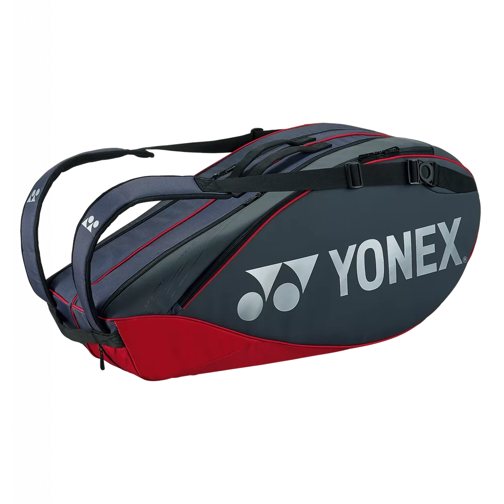 YONEX 92326EX - 6PCS Pro Tournament Bag [Grayish Pearl] Badminton Bag - Image 2