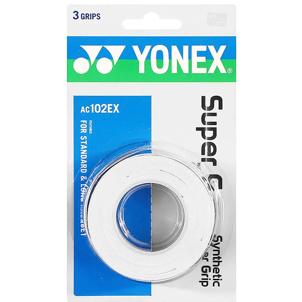 YONEX Super Grap AC102C/EX Over Grip Tape (3 Pack) - BLACK - Image 8