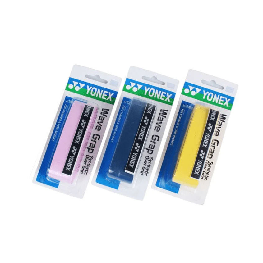 YONEX AC104EX Wave Grap (1 wrap) Racket Grip - YELLOW