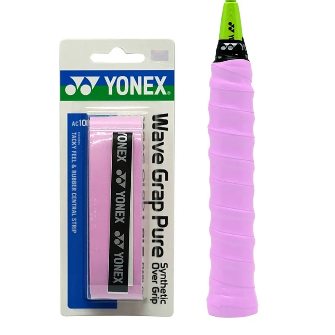 YONEX AC108WEX Wave Grap Pure Synthetic Over Grip - BLACK - Image 11