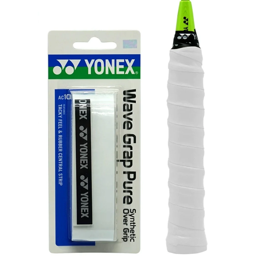 YONEX AC108WEX Wave Grap Pure Synthetic Over Grip - BLACK - Image 12