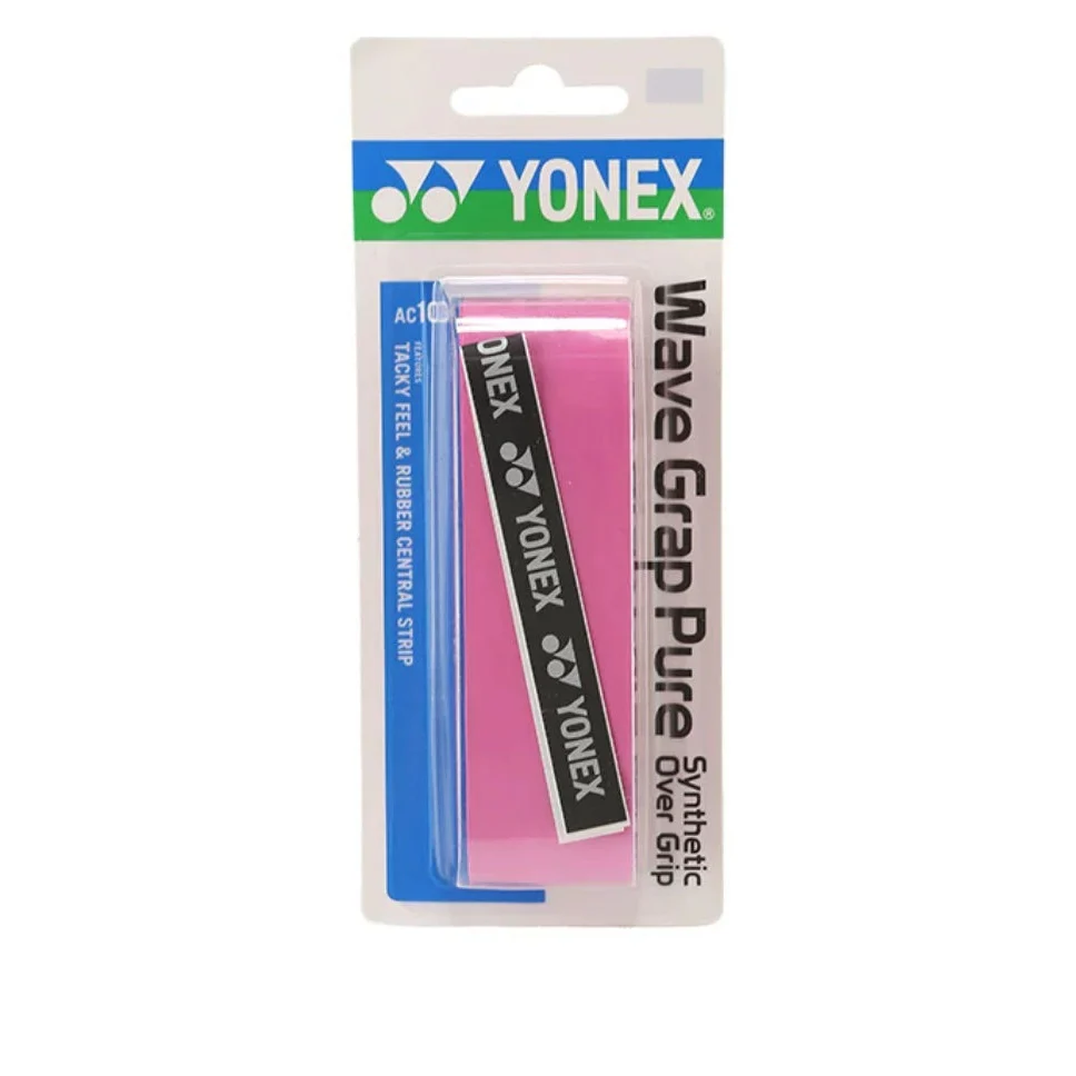 YONEX AC108WEX Wave Grap Pure Synthetic Over Grip - BLACK - Image 16