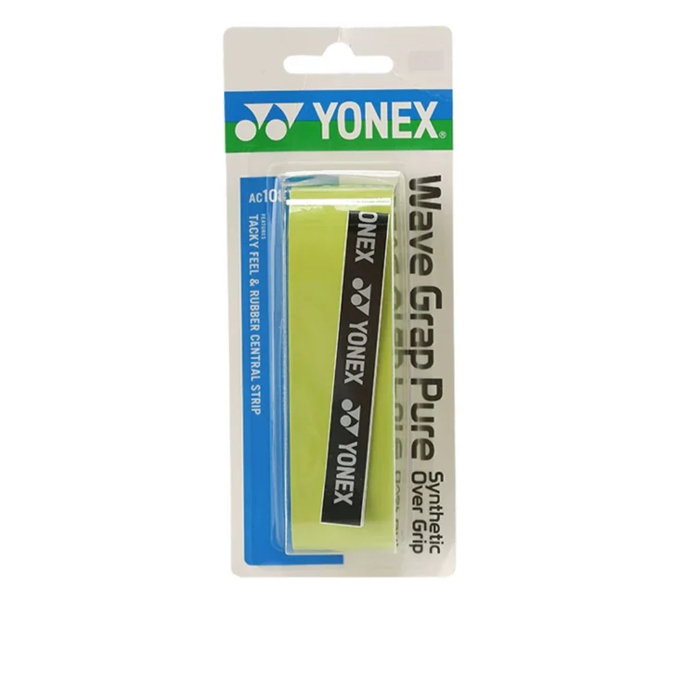 YONEX AC108WEX Wave Grap Pure Synthetic Over Grip - BLACK - Image 17