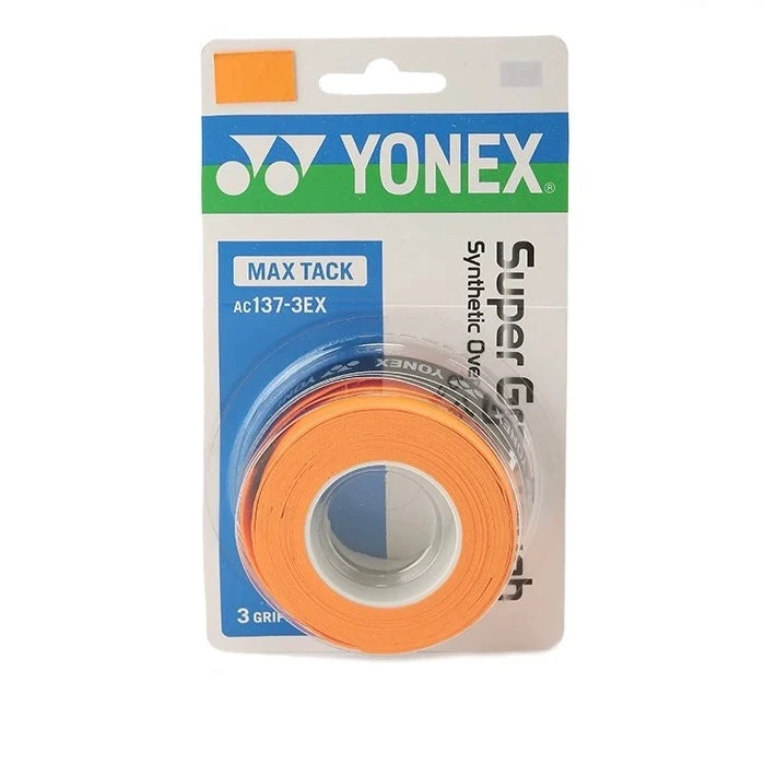 YONEX AC137-3EX SUPER GRAP TOUGH MAX TACK (3 wraps) Badminton Product - BLACK - Image 6