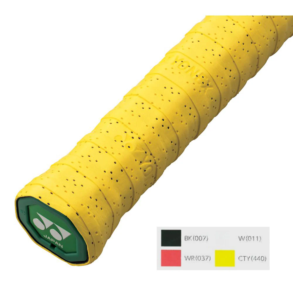 YONEX AC138-3EX Mesh Grap(3 wraps)Perforated Surface and High Absorbency Grip Tape - BLACK - Image 9