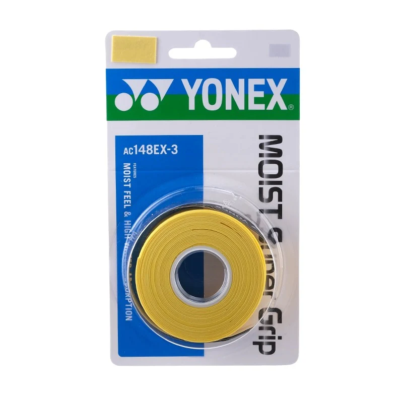 YONEX AC148EX-3 Moist Super Grip 3 Grip Tape - WHITE - Image 3