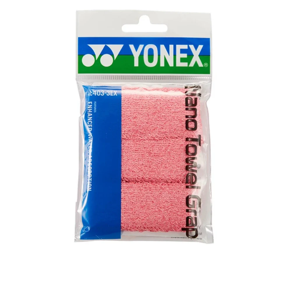 YONEX AC403-3EX Nano Towel Grap 3 Grips - RED - Image 2