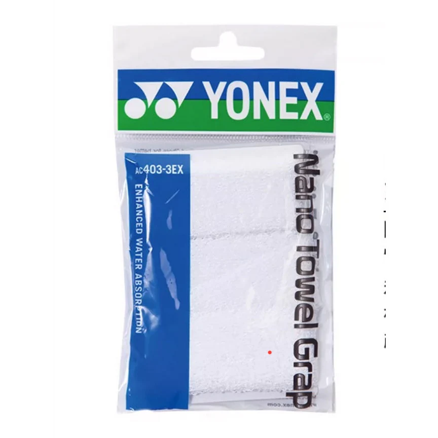YONEX AC403-3EX Nano Towel Grap 3 Grips - RED - Image 5