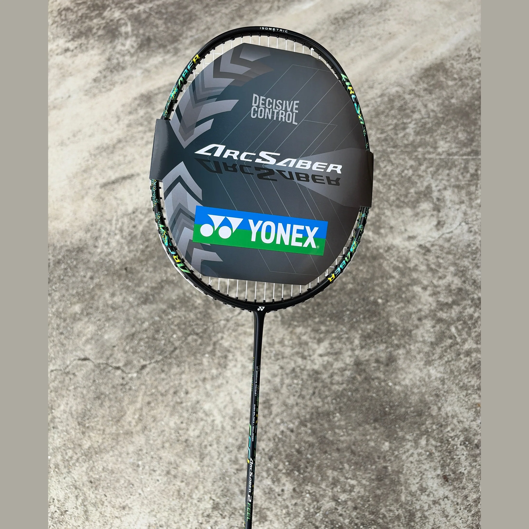 YONEX Arcsaber 2 Feel Badminton Racket Black/Green 4U*5 Strung