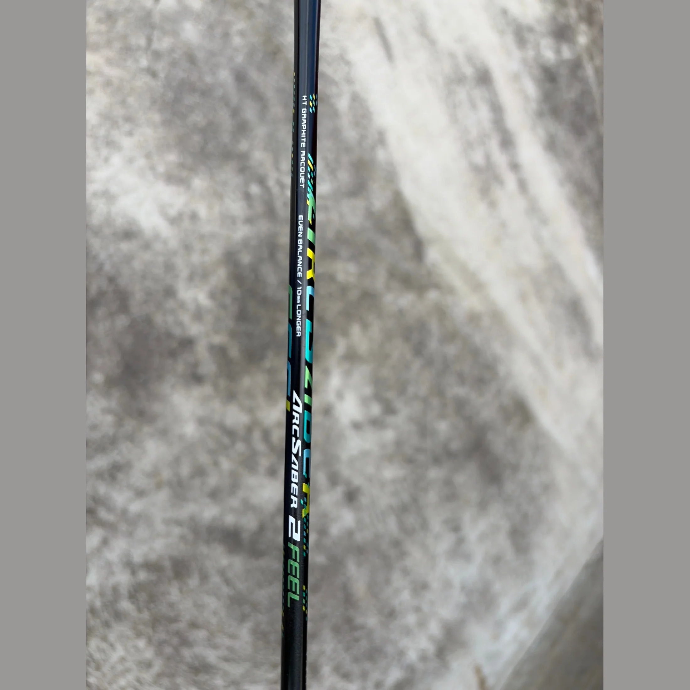 YONEX Arcsaber 2 Feel Badminton Racket Black/Green 4U*5 Strung - Image 2