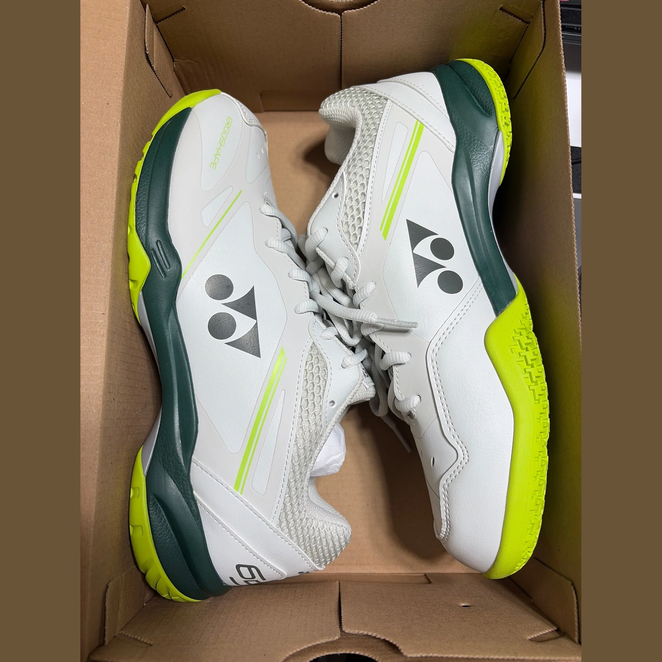 Yonex Power Cushion 65 X VA Badminton Shoes - Grayish Beige - Image 4