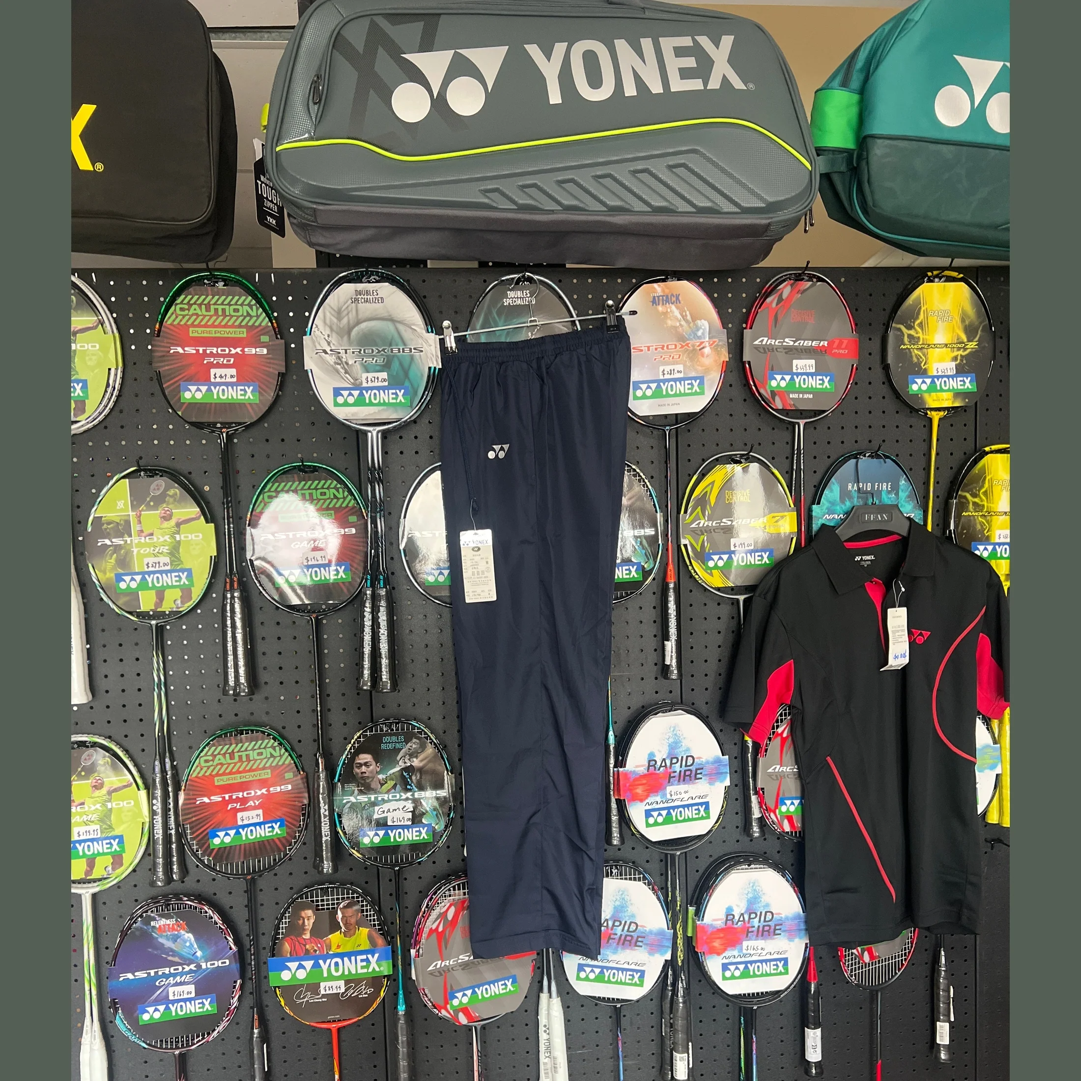 YONEX Badminton Sport Athletic Pants Sweatpants Long Pants 80801 - gray - Image 2