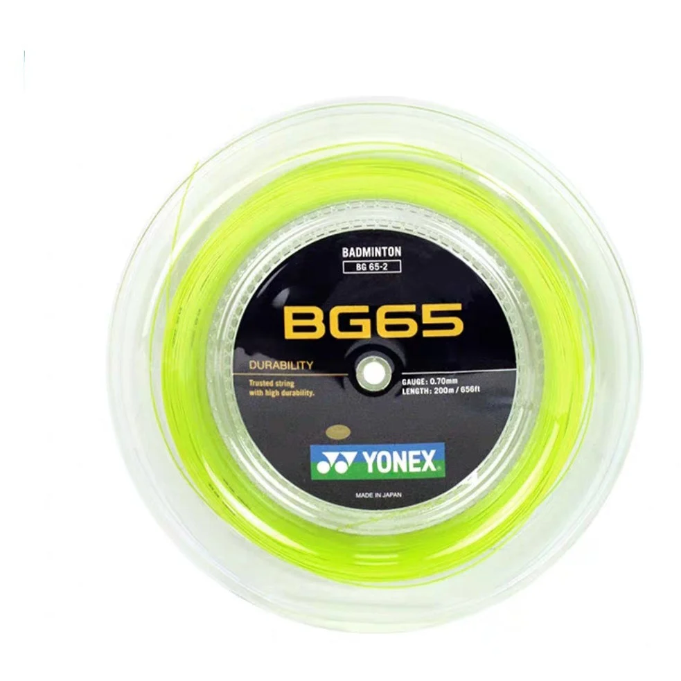 YONEX BG65 String (200m Coil) BG65 Badminton String - White - Image 2
