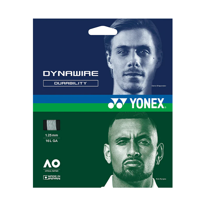Yonex DYNAWIRE 125 Tennis Racket String Badminton Racket - White