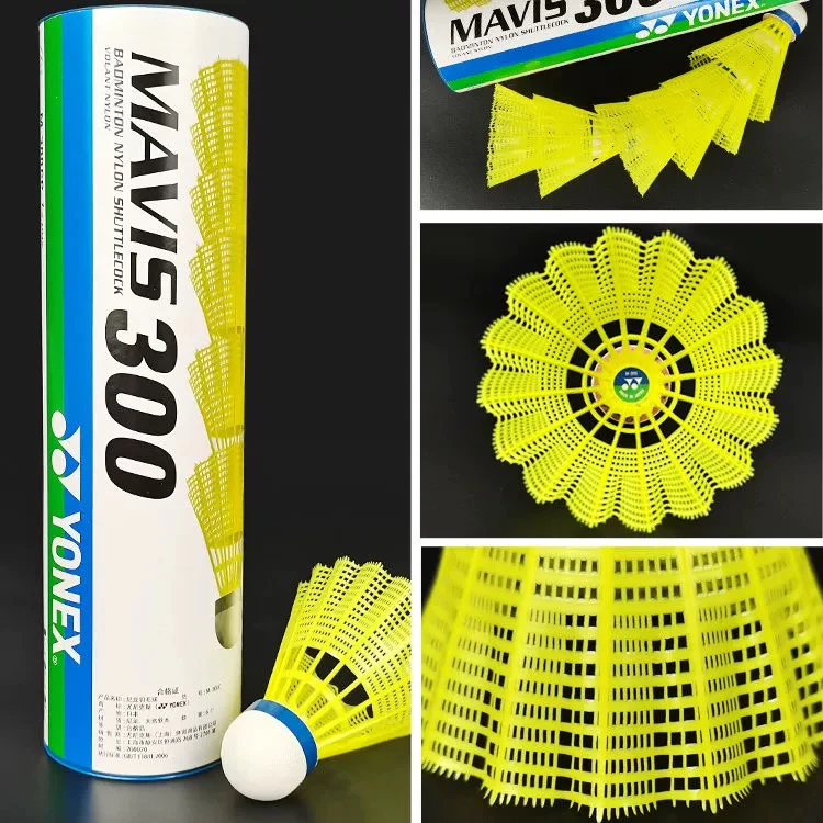 YONEX MAVIS 300 Badminton Nylon Shuttlecock 6PCS - WHITE - Image 5