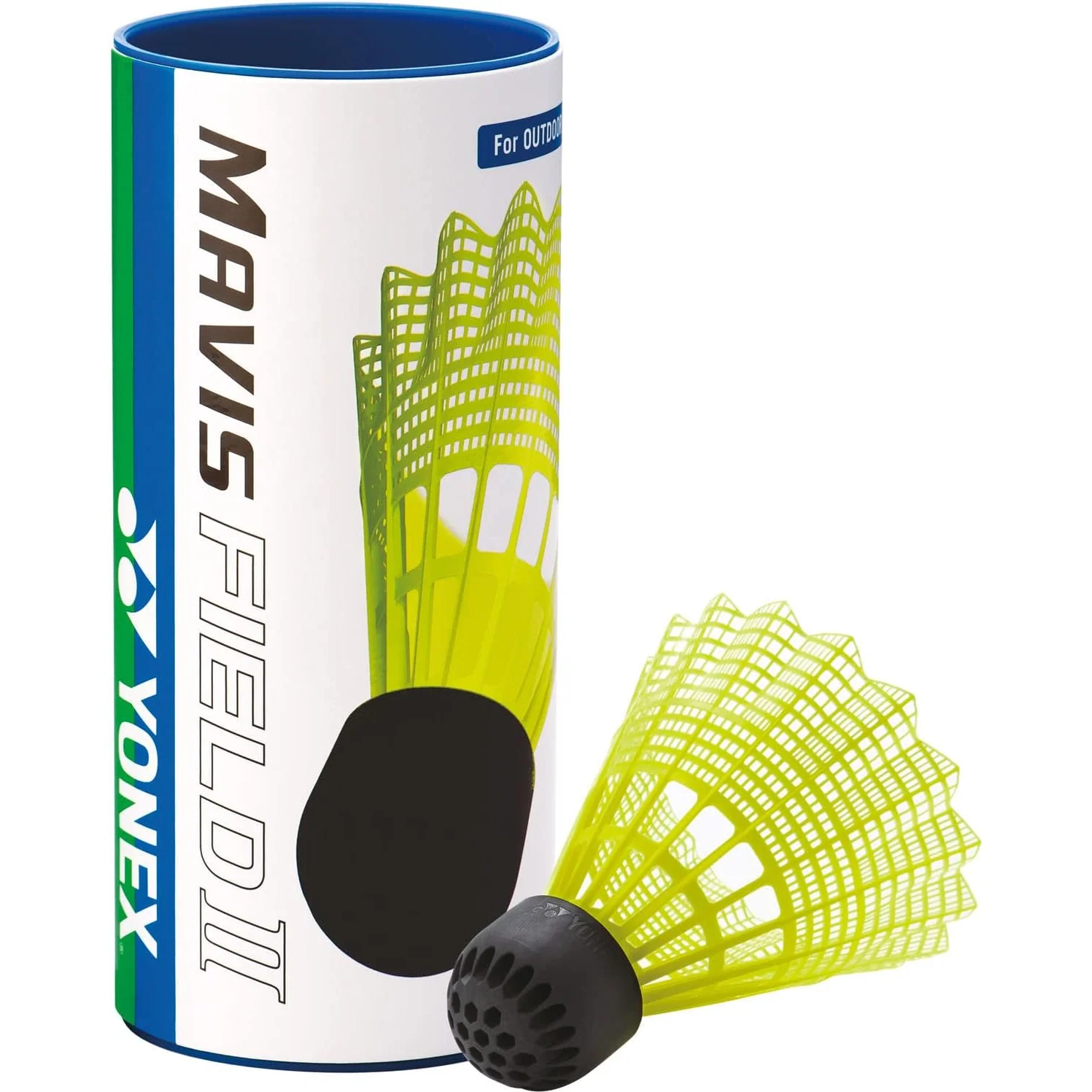 Yonex MAVIS FIELD II Nylon Shuttlecock Badminton Racket Yellow 1 Pack / 3 pieces