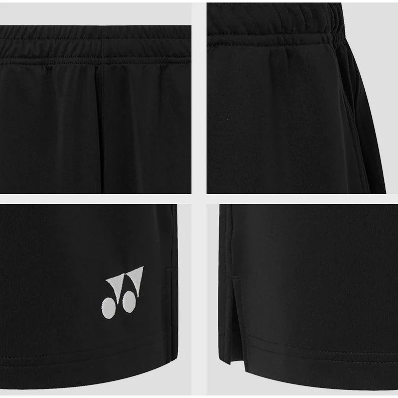 YONEX Men’s Badmintion Shorts Black L 1202425BCR - Image 2