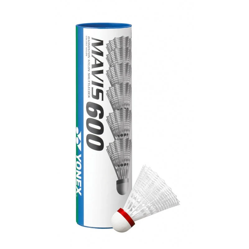 YONEX MAVIS 600 Badminton Nylon Shuttlecock 6PCS - WHITE - Image 4