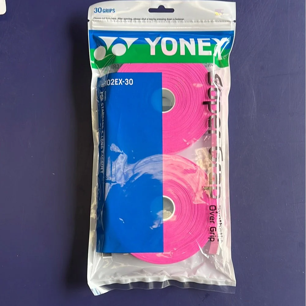 YONEX Super Grap AC102C30EX /AC102C30EX (30 Wraps) multiple colors Racket Grip - BLACK - Image 10