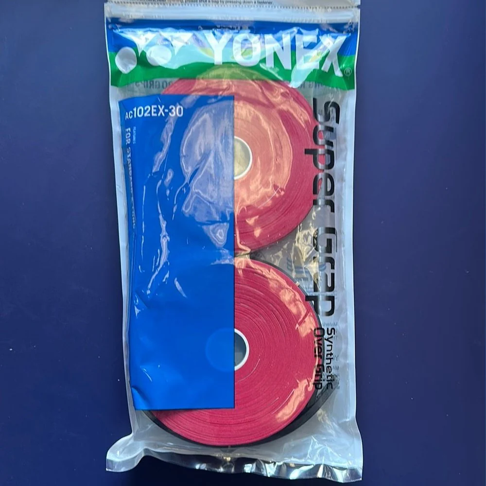 YONEX Super Grap AC102C30EX /AC102C30EX (30 Wraps) multiple colors Racket Grip - BLACK - Image 9