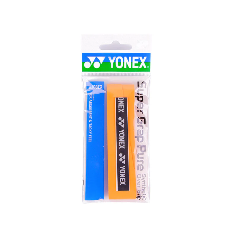 YONEX Badminton Tennis Racket Super Grip Tape(1 wrap)AC108ex - Black / White - Image 13