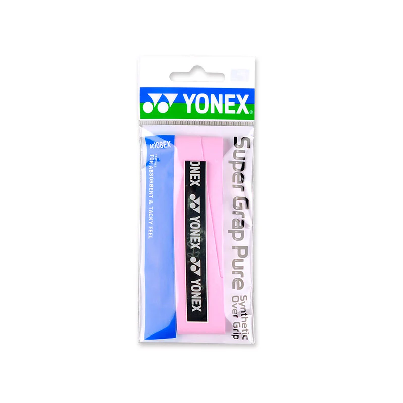 YONEX Badminton Tennis Racket Super Grip Tape(1 wrap)AC108ex - Black / White - Image 14