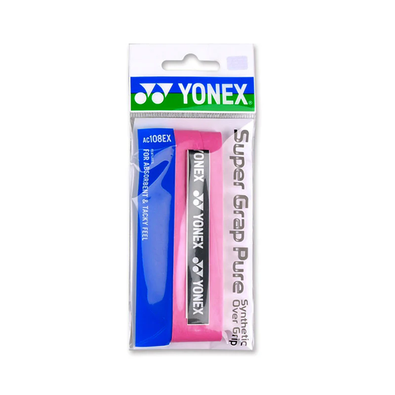 YONEX Badminton Tennis Racket Super Grip Tape(1 wrap)AC108ex - Black / White - Image 15