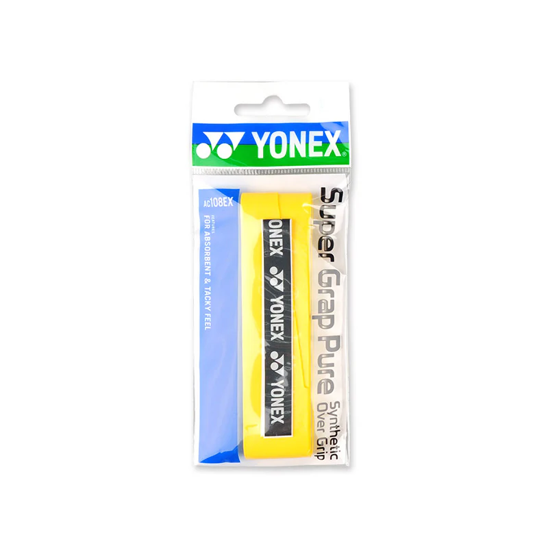 YONEX Badminton Tennis Racket Super Grip Tape(1 wrap)AC108ex - Black / White - Image 6