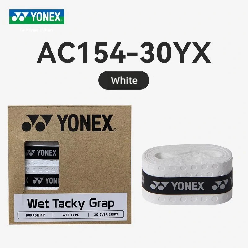 Yonex AC150 AC153 AC154 Wet Tacky Racket Grip Matte Texture Dry & Fresh, Non-Slip Overgrip Badminton Racket - black - Image 10