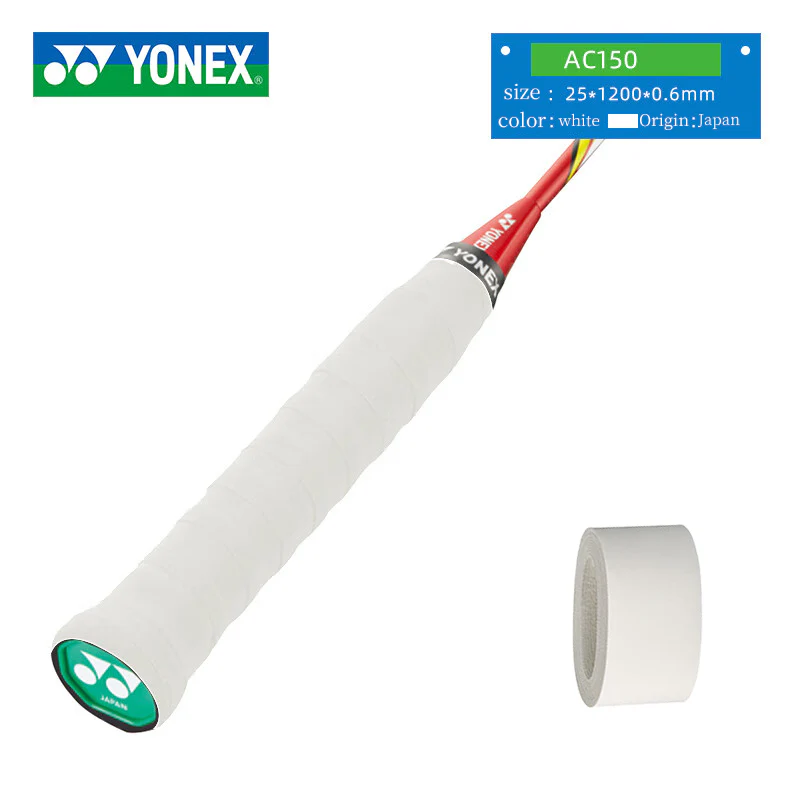 Yonex AC150 AC153 AC154 Wet Tacky Racket Grip Matte Texture Dry & Fresh, Non-Slip Overgrip Badminton Racket - black - Image 13