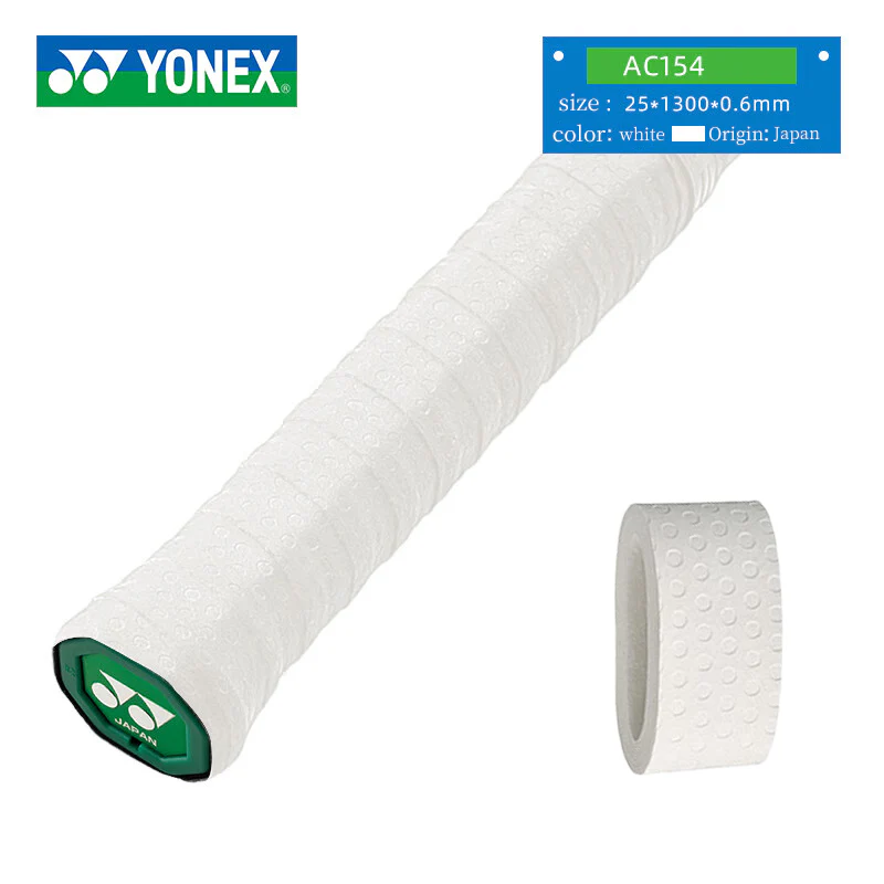Yonex AC150 AC153 AC154 Wet Tacky Racket Grip Matte Texture Dry & Fresh, Non-Slip Overgrip Badminton Racket - black - Image 16
